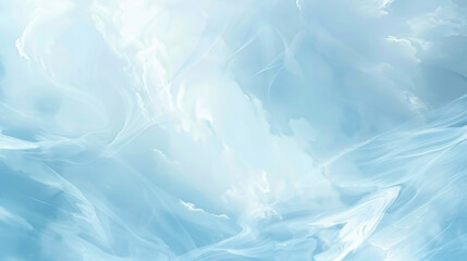 Light Blue Abstract Motion, Generative AI Illustration