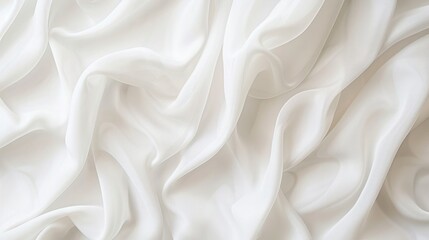 Fototapeta premium Elegant White Fabric Texture Background for Interior Design and Fashion Inspiration