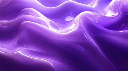Obraz premium Soothing 3D purple background with soft, billowing forms and gentle light diffusion.
