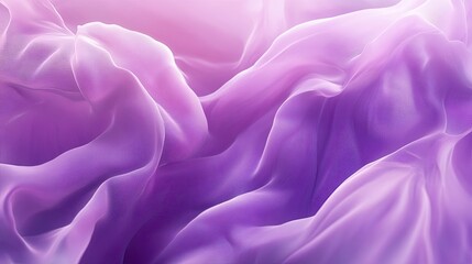 Soothing 3D purple background with soft, billowing forms and gentle light diffusion.