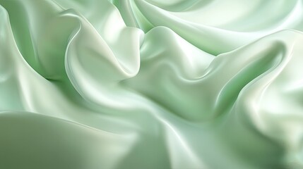 Fototapeta premium Subtle 3D light green background with soft gradients and smooth transitions, ideal for a refined and elegant look.
