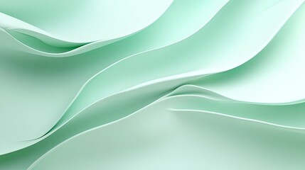Fototapeta premium Subtle 3D light green background with soft gradients and smooth transitions, ideal for a refined and elegant look.