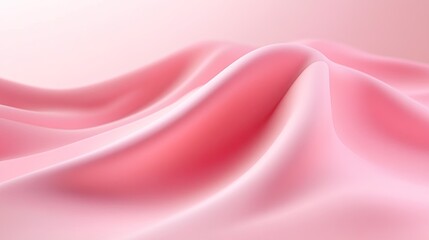 Fototapeta premium Subtle 3D pink background with smooth gradients and gentle lighting, perfect for refined and elegant visuals.