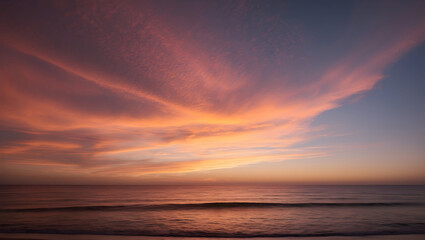 Obraz premium sunset over the sea