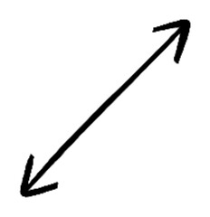 arrow line, doodle, vector, hand drawn