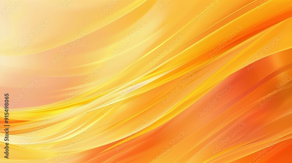 Poster a smooth gradient of warm yellows and oranges creates a sunny and uplifting abstract background. the