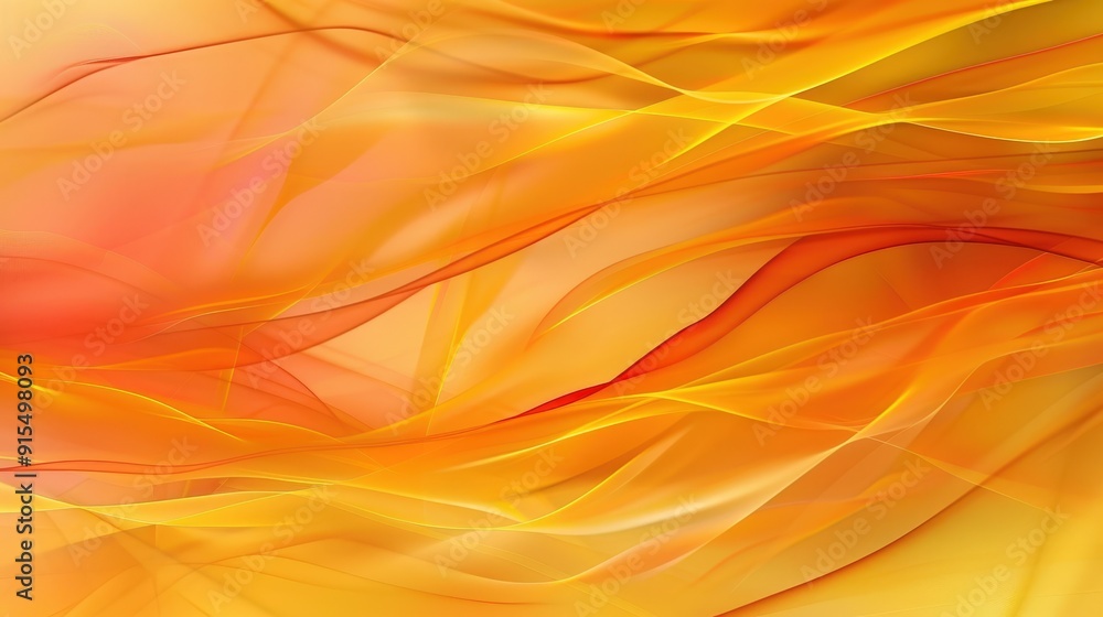 Poster a smooth gradient of warm yellows and oranges creates a sunny and uplifting abstract background. the