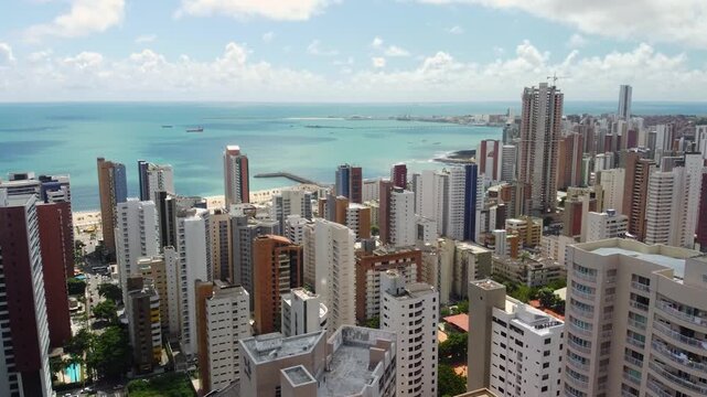 Brazil Cear&aacute; cidade Fortaleza - praia de Iracema 