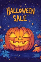halloween sale poster