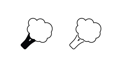 Vegetable icon design with white background stock illustration