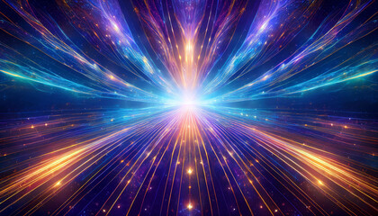 Obraz premium The light dances around them, soft yet blinding, casting no shadows.