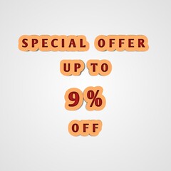 Special Offer Up to 9% off. Mega offer 