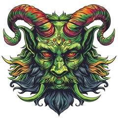 Red Skeleton Dragon Monster Head