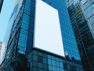 blank billboard on the street