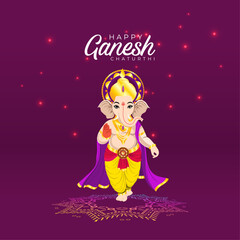Ganesh Chaturthi festive greeting poster