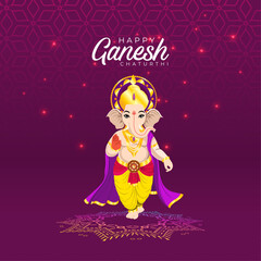 Ganesh Chaturthi festive greeting poster