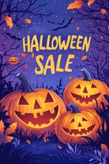 halloween sale poster
