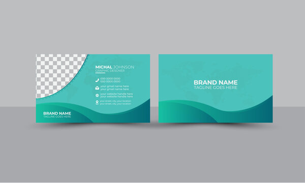 Professional Double-Sided Business Card with Matte Finish and Stylish Design, Customizable Business Card