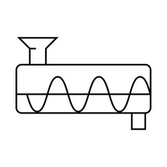 purifier equipment line icon vector. purifier equipment sign. isolated contour symbol black illustration