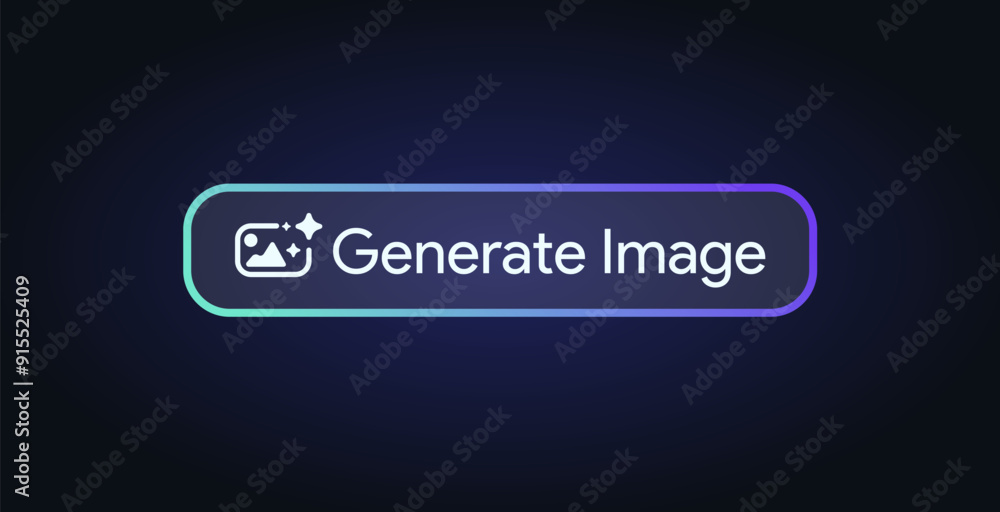 Poster generate ai image. picture artificial intelligence logo. machine learning generator. generate image 