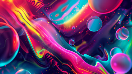 Abstract Colorful Background Glowing Vibrant Hue purple pink blue 