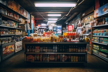 Fototapeta premium Interior of a New York bodega