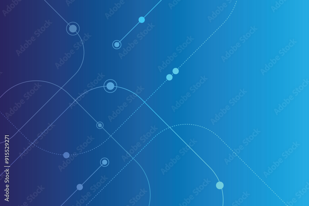 Aufkleber circuit connect lines and dots. simple technology graphic background. illustration vector. connectio