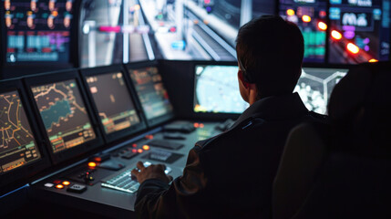 Advanced rail network control center