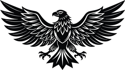 eagle tattoo vector
