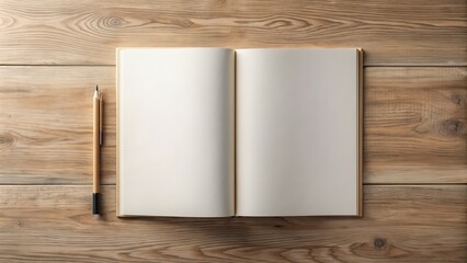 render of a blank page mockup , design, template, empty, space,paper, texture, creativity, layout, copy space