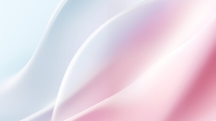 Fluid Grace: Abstract Pink and Blue Soft Wave Design on a Gentle Gradient