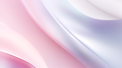 Fluid Grace: Abstract Pink and Blue Soft Wave Design on a Gentle Gradient