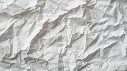 Obraz premium Texture background of crumpled white paper.
