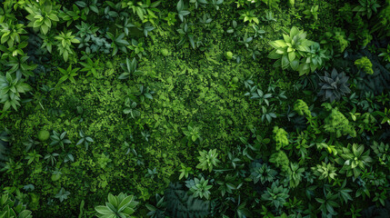 Fototapeta premium green moss on the wall