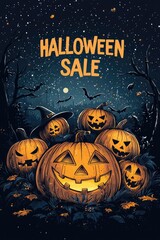 halloween sale poster