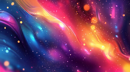 Colorful Vibrant Abstract Background Pink yellow blue orange Hues