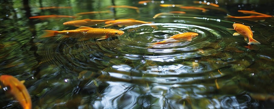 Waterways supporting genetically diverse fish populations within forest ecosystems, forest genetic water, aquatic biodiversity