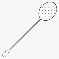 SKIMMER-SLOTTED LINE ART , ELEGANTLY SIMPLE AND FUNCTIONAL DESIGN