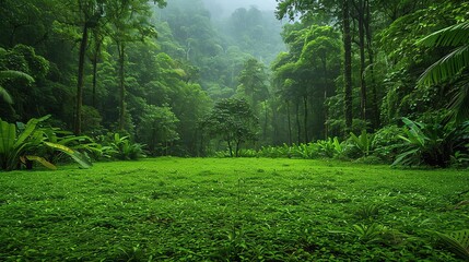 Forest ecosystems thriving after monsoon season, forest resources weather, monsoon impact