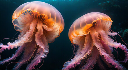 Obraz premium jelly fish in the aquarium