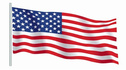 Waving American Flag: A Symbol of Freedom and Patriotism