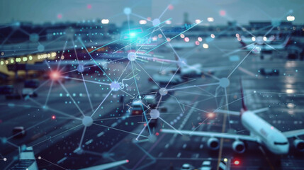 AI managing airport logistics for efficiency