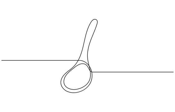 recommend clip art: spoon fork place mat one line drawing continuous, Tableware Continuous Line Illustration, Line drawing of a fork, knife, and plate. A continuous one-line sketch of cutlery and kitchen utensils.