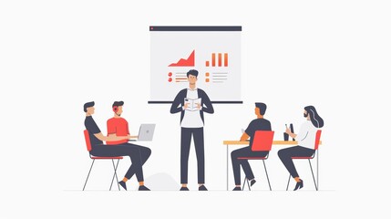 Business Meeting: Team Presentation and Growth Strategy