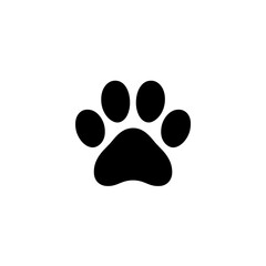 Paw print design. 