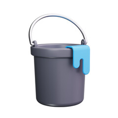 bucket 3d render icons