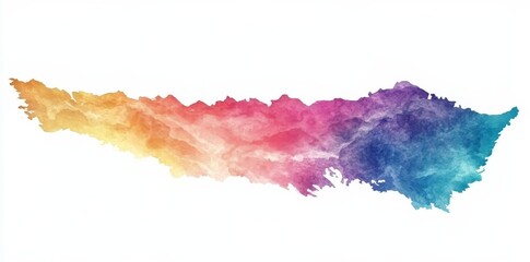 Graphic elements design for collage, journal sticker, gradient washi tape