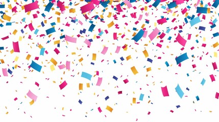 Obraz premium Colorful Confetti Celebration Background - Festive Party Design