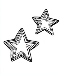 Obraz premium Cute crayon icon with transparent background in black