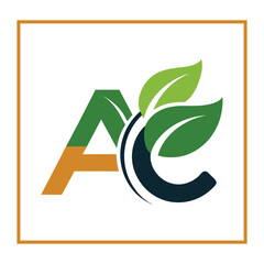 Home care letter logo design vector art illustration